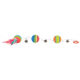Regnbuebolde med elastik